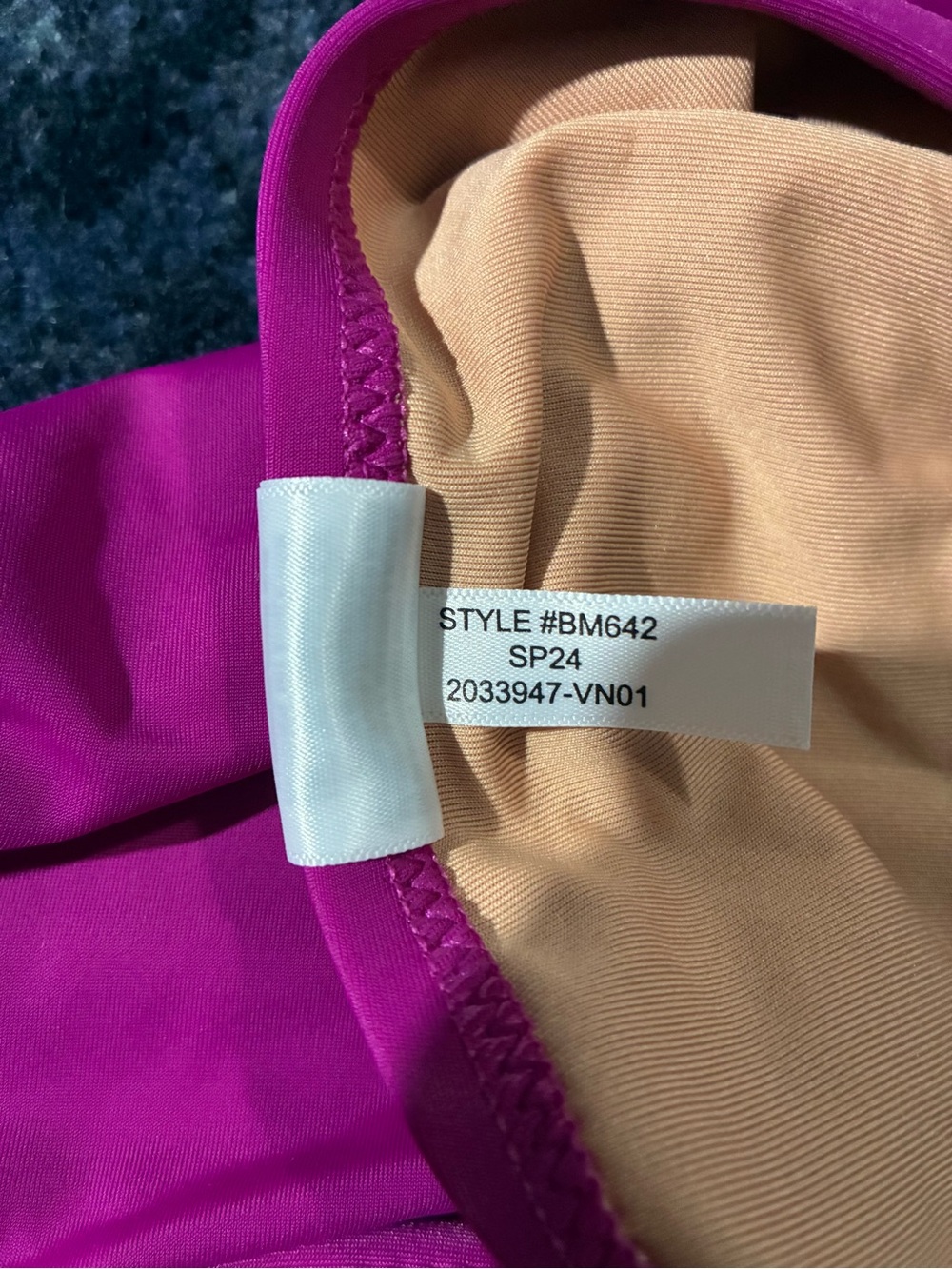 J Crew High-Rise Bikini Bottom, Fuschia, Large - Picture 6 of 8
